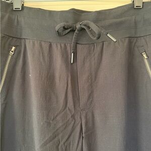 Athleta Black Performance Leggings with Branded Waistband